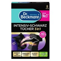 Серветки Dr. Beckmann 3 в 1 для оновлення чорного кольору та тканин, 8 шт